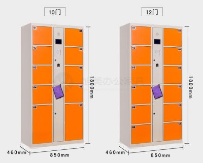 XW-電子存包柜-指紋型12/10門